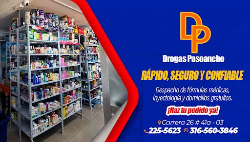 DROGUERIA PASOANCHO TULUA - Inyectologia - Insumos Hospitalarios - Medicamentos Comerciales - Medicamentos Genericos